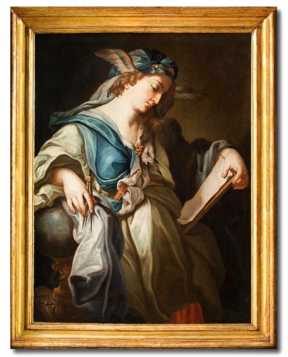 Uranie, muse de l'Astronomie - École italienne du XVIIIe siècle, attribué à Francesco Trevisani (1656 - 1746)